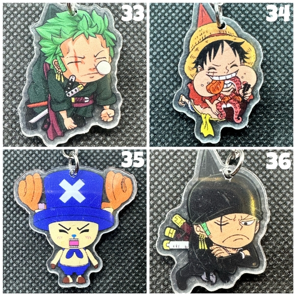 One Piece Luffy Baby KBK Acrylic Keychains - Picture 9 of 9